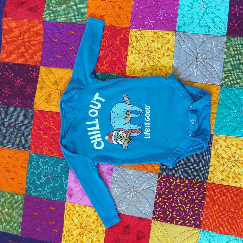 0-3mo Life Is Good bodysuit
